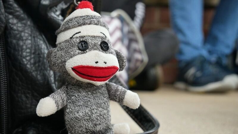 handmade sock monkey