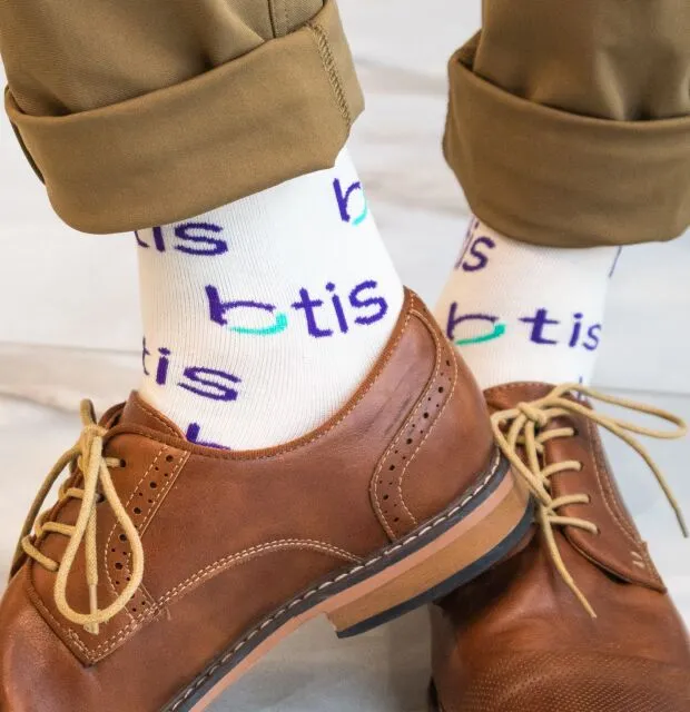 Custom Repeated Logo Socks