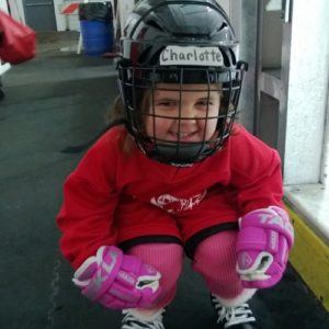 ice hockey pink socks