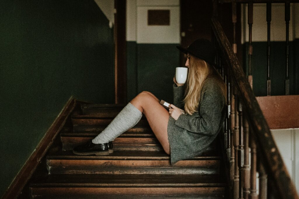 knee-high socks on girl