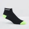 black and green customized anklet marketing socks