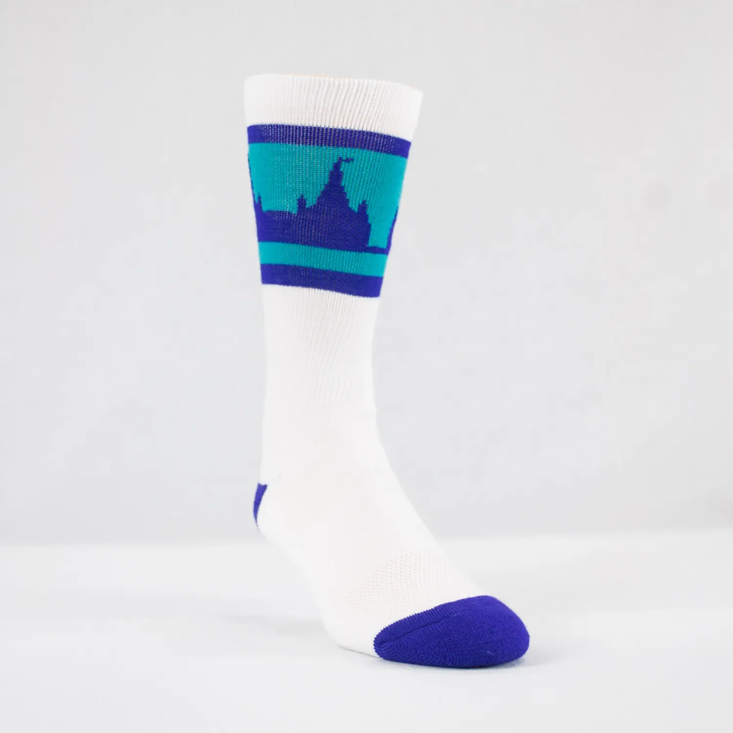 Socks With Logo At Front White/Dark Grey/Dark Blue/Black/Grey- 5 Pairs