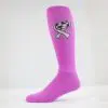 pink breast cancer custom soccer socks