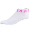 breast cancer awareness pink ribbon socks