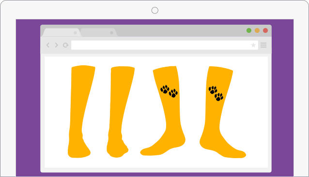 custom sock proof
