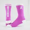 breast cancer awareness marketing crew socks