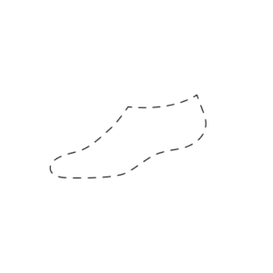 footie outline sock icon