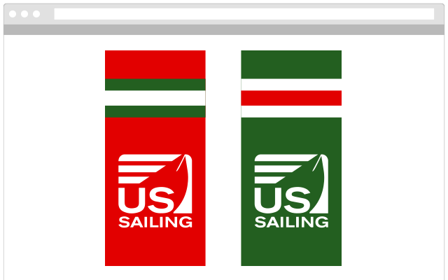 US sailing holiday socks design