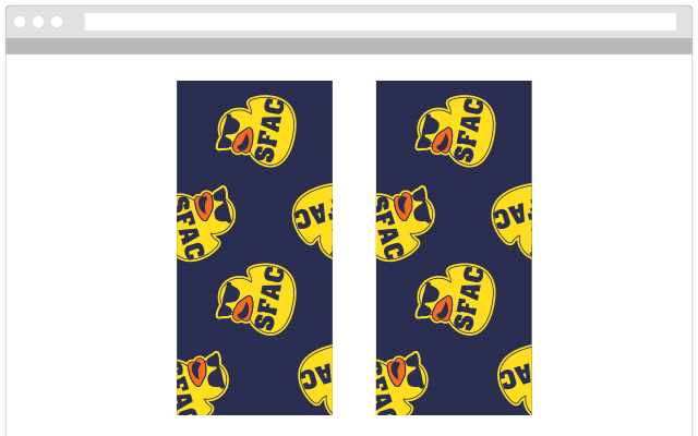 sfac logo socks mockup