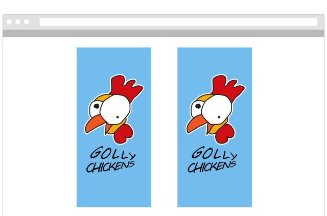 Golly Chickens Mock-Up