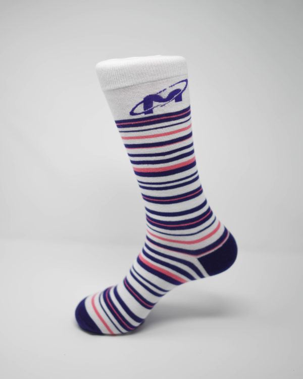 custom marketing striped socks