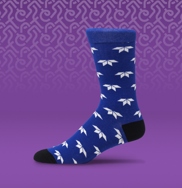 Repeated Logo Dress Socks