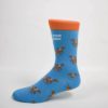fully custom fun socks blue orange