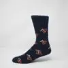 black custom promotional logo socks