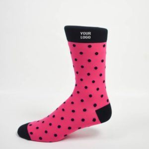 custom polka dot socks