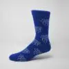 custom logo blue socks