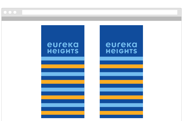 eureka heights custom stripes sock design