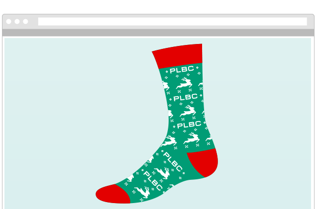 PLBC Holiday Sock Design