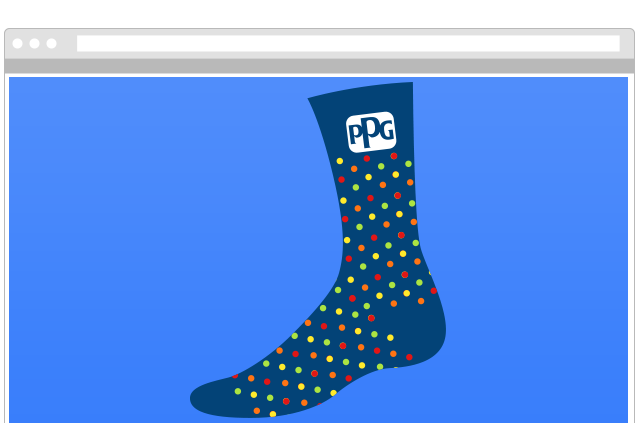 PPG Custom Dress Socks