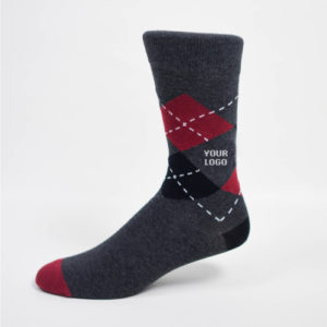 Logo personnalisé à motif de chaussettes, exemple 1