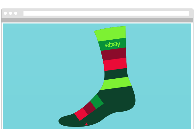 ebay custom sock design