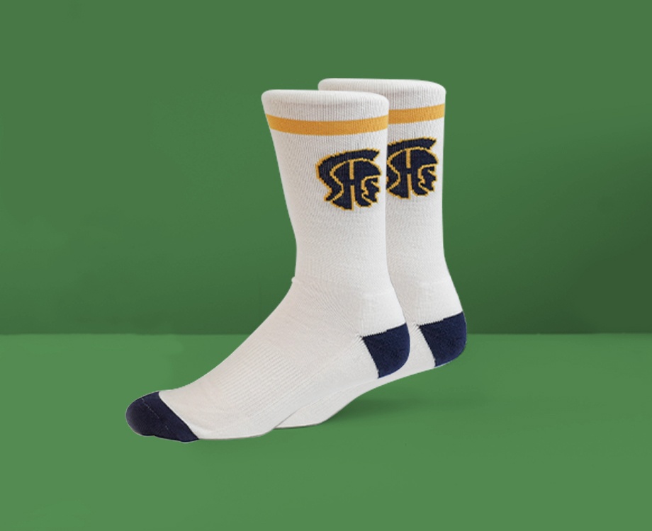 white football socks