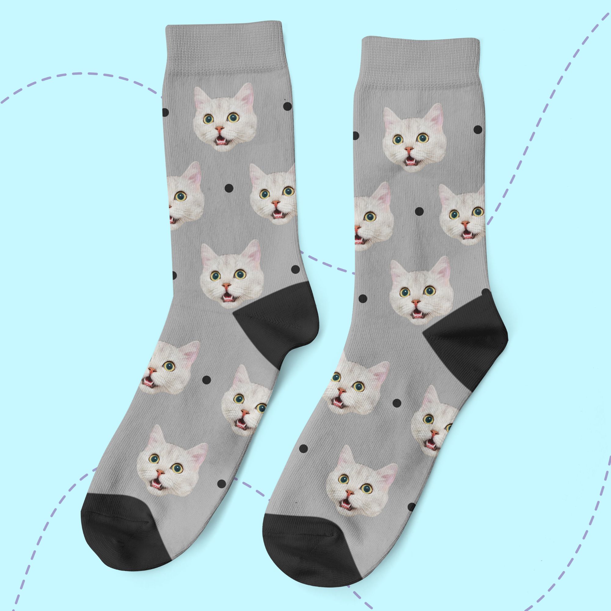 Printed Pet Socks Custom Sock Shop