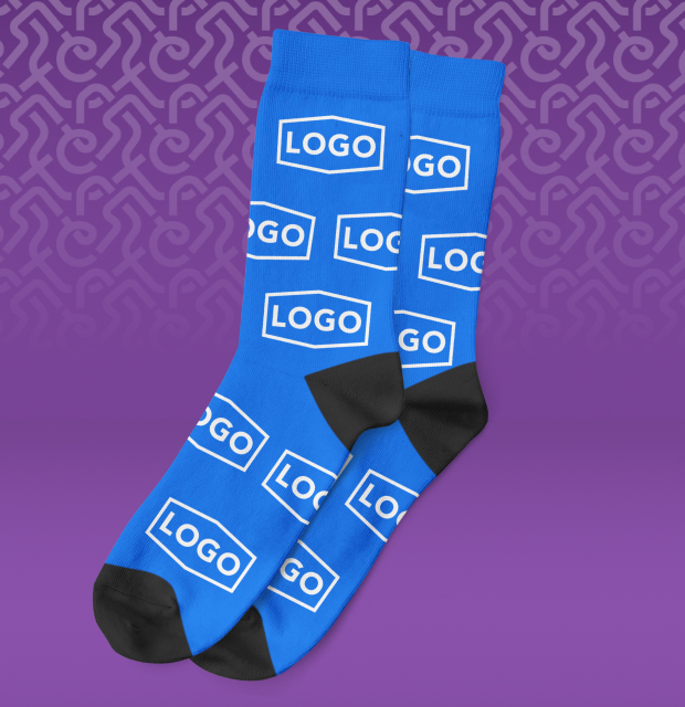 Custom printed socks deals