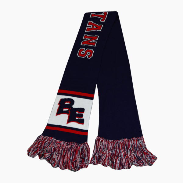 a scarf with fringes on it