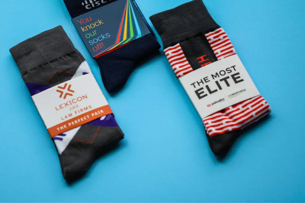 Corporate branded wholesale socks