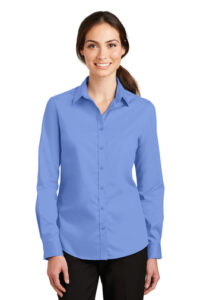 Ladies Long Sleeve Oxford L663