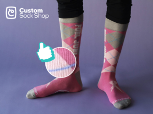 Custom dress sock material