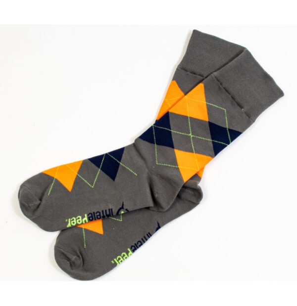 Custom Wedding Argyle Socks - Image 3