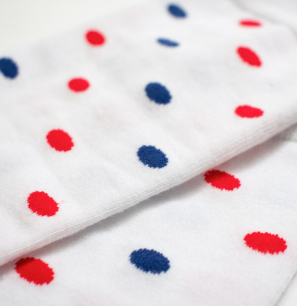 Custom Wedding Polka Dot Socks - Image 9