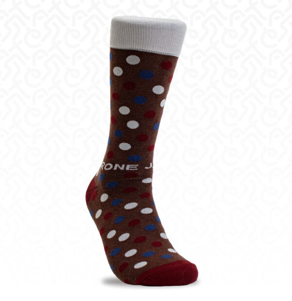 Custom Wedding Polka Dot Socks