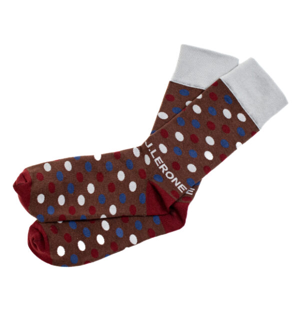 Custom Wedding Polka Dot Socks - Image 3