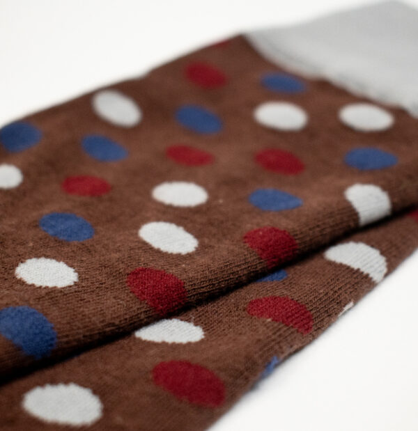 Custom Wedding Polka Dot Socks - Image 4