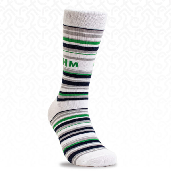 Custom Wedding Striped Socks