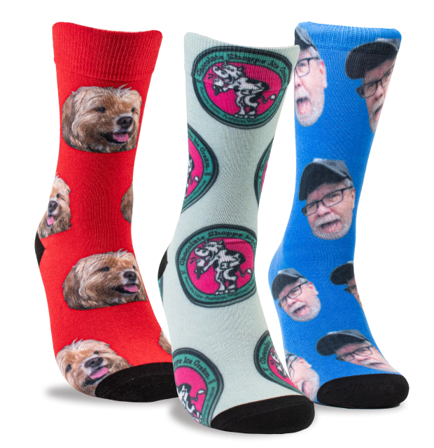 3 Custom Print Sock Designs