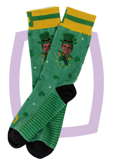 Custom Sock Shop | Custom Sock Shop print testimonal sock 1